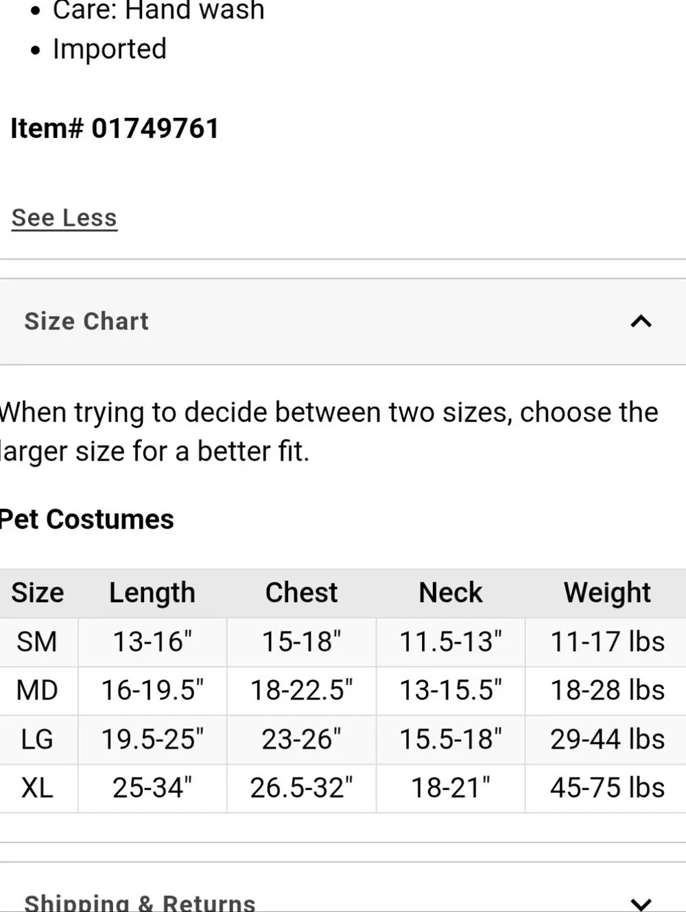 Gently-worn Officially Licensed Large Dogpool Costume From Deadpool V. Wolverine